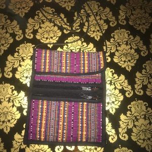 Super cute really small stitch purse from Honduras